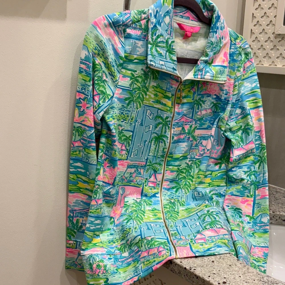 NWOT Lilly Pulitzer Special Honda Classic Edition Ladies Zip Down Jacket. - Picture 1 of 3